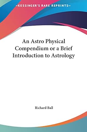 Richard astro-mathematicus Ball
